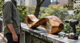 A Twisted Sculpture Lands On Manhattan's High Line