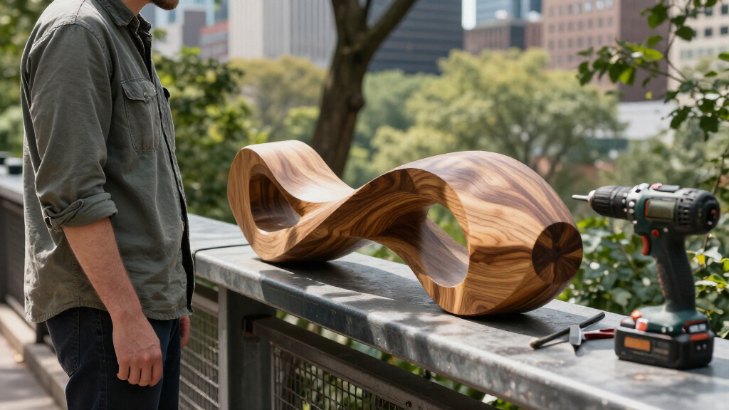 A Twisted Sculpture Lands On Manhattan's High Line