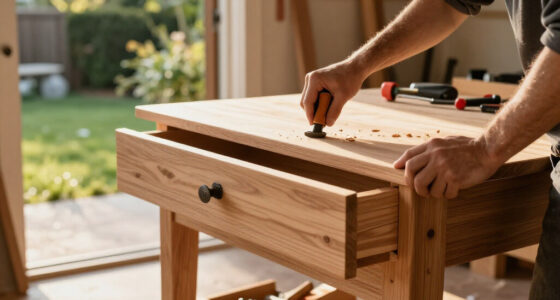 Building a Sturdy Workbench with Integrated Storage Drawers