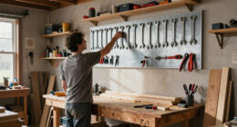 Building an Efficient Tool Storage Wall with Modular Panels