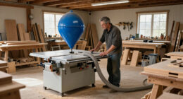 Choosing the Optimal Position for Your Dust Collector in a Large Workshop