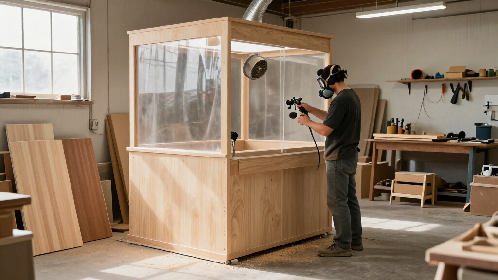 How to Set Up a Dedicated Finishing Spray Booth in Your Shop