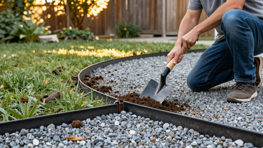 Keep Grass Out Of Gravel Driveways With A Durable Edging That Looks Good