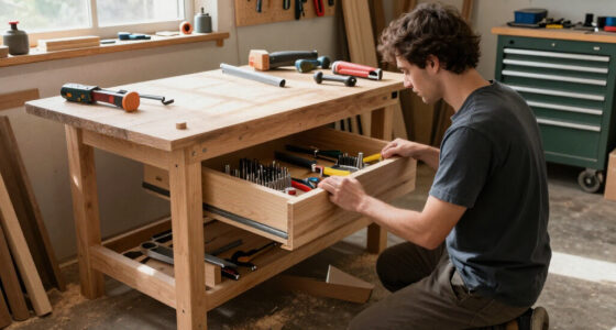 Maximizing Use of Under-Bench Storage in Small Workshops