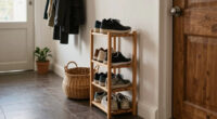 Not A Traditional Shoe Rack: Save Space With A Vertical Alternative