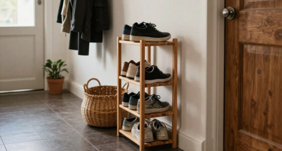 Not A Traditional Shoe Rack: Save Space With A Vertical Alternative