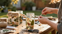 Put Down The Paint: 22 Creative Ways To Cover And Decorate Old Glass Jars