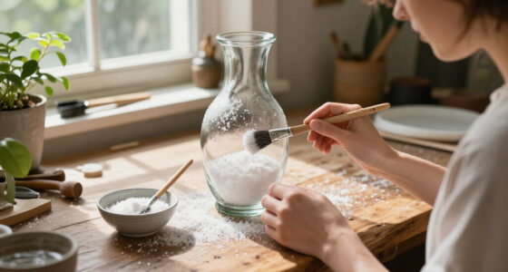 She Upcycles An Old Vase Into A Beautiful Home Decor Piece Using Epsom Salt