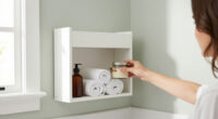 Woman Uses Dollar Tree Frames To Create Chic Bathroom Storage With An Impressive DIY