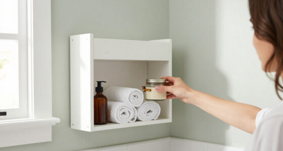 Woman Uses Dollar Tree Frames To Create Chic Bathroom Storage With An Impressive DIY